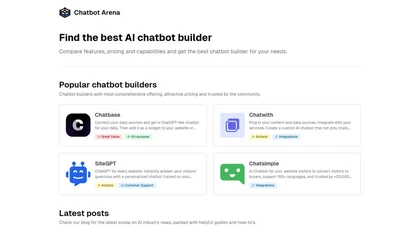 Chatbot arena